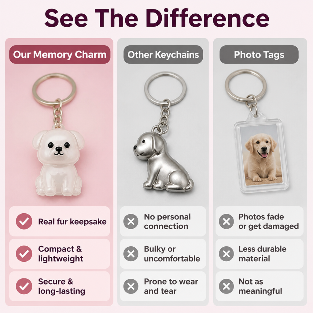 LumaPaw™ Memory Charm — Carry Your Pet’s Love Close to Your Heart Every Day