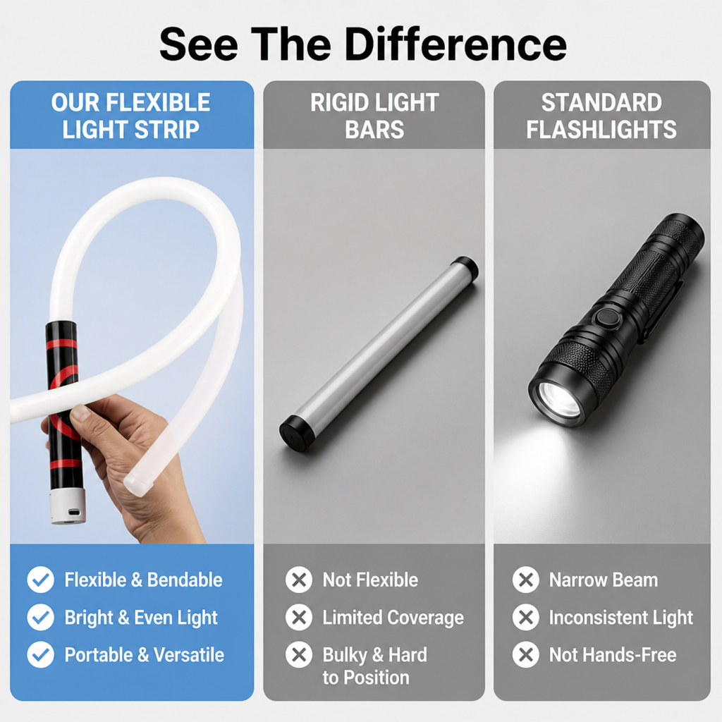 LuminaFlex™ — Light That Bends to Your Will and Brightens Every Moment