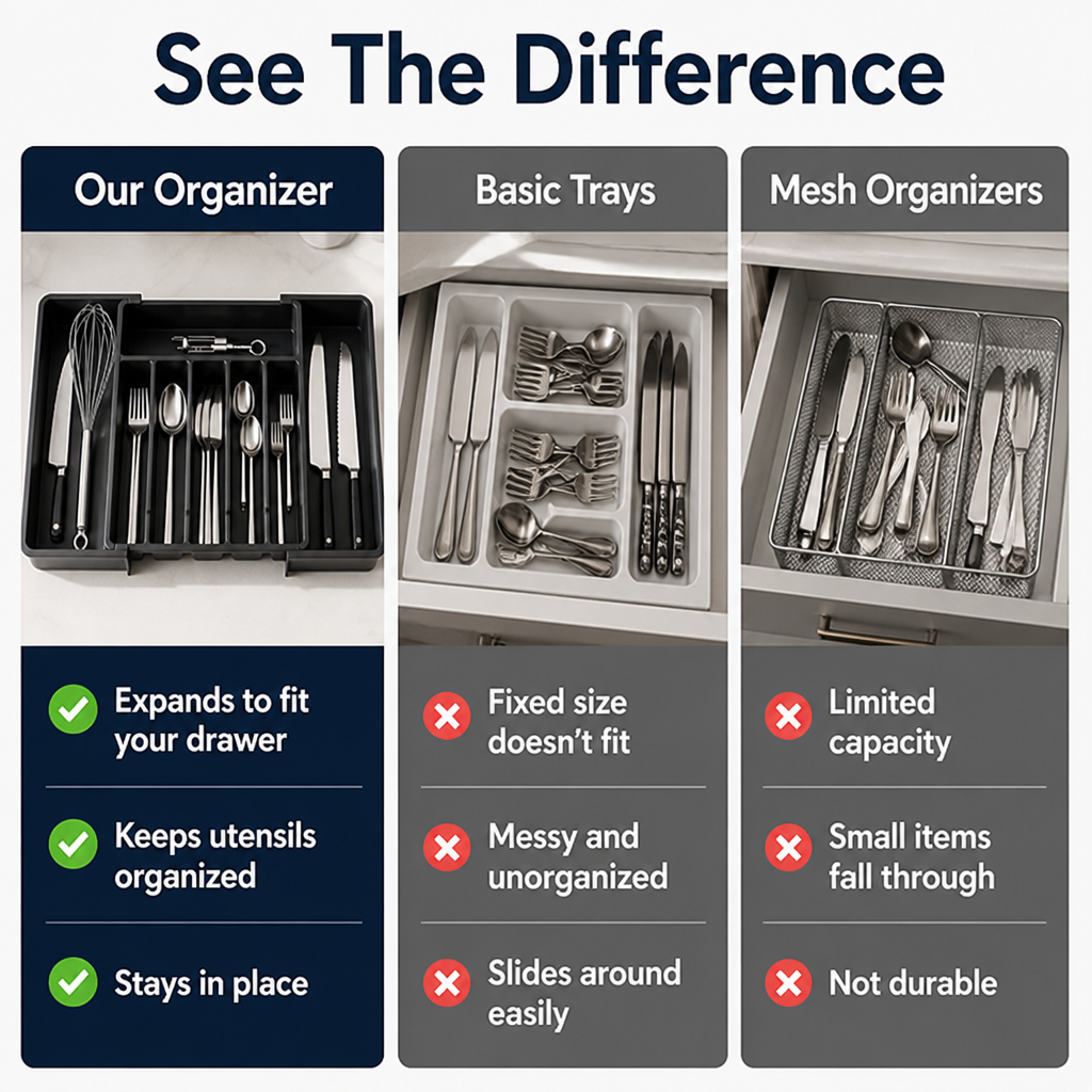 SlipNest™ — Transform Cluttered Drawers into Calm, Effortless Order Instantly