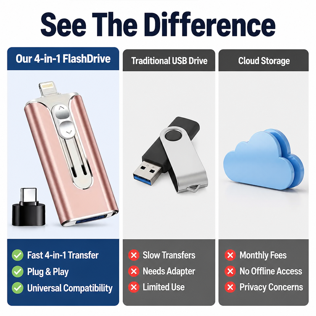 FlashCarry™ — Instantly Free Your Files and Never Lose a Memory Again