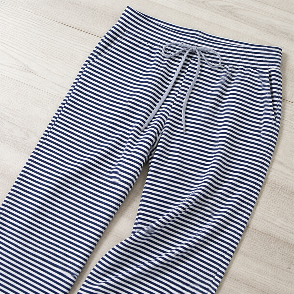 LuxeFlow™ Striped Knit Pants — Feel Unstoppable Freedom and Effortless Chic All Day Long