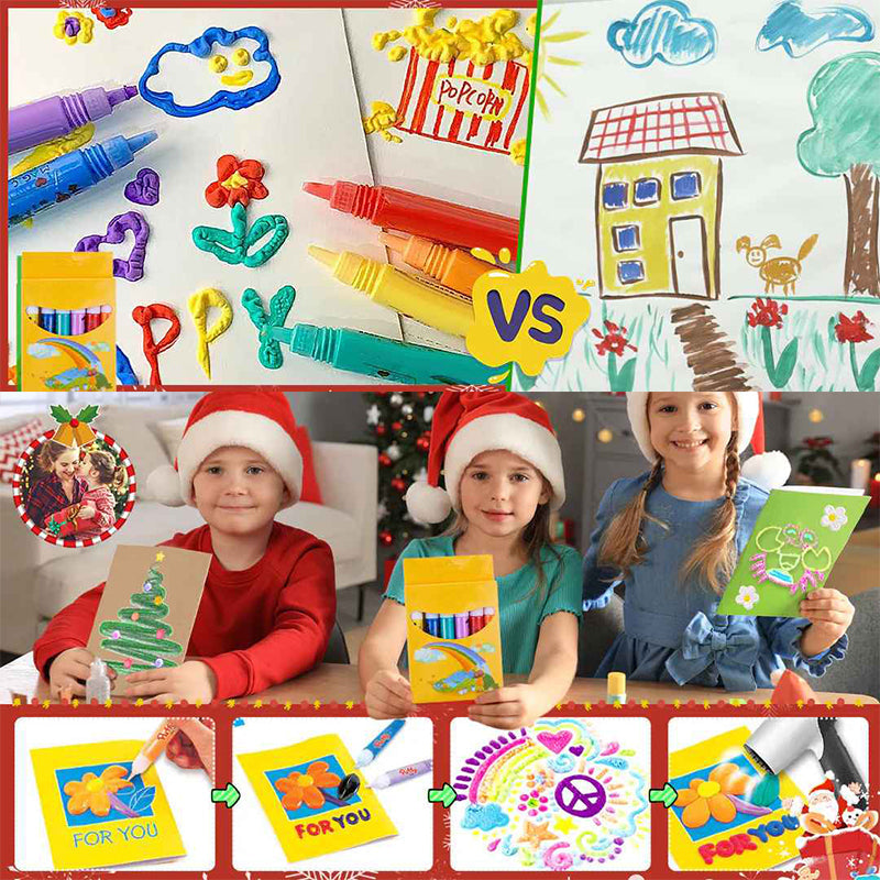 Buy One Get One Free | 3D Bubble Art - Creative Set for Dimensional Popcorn Effects