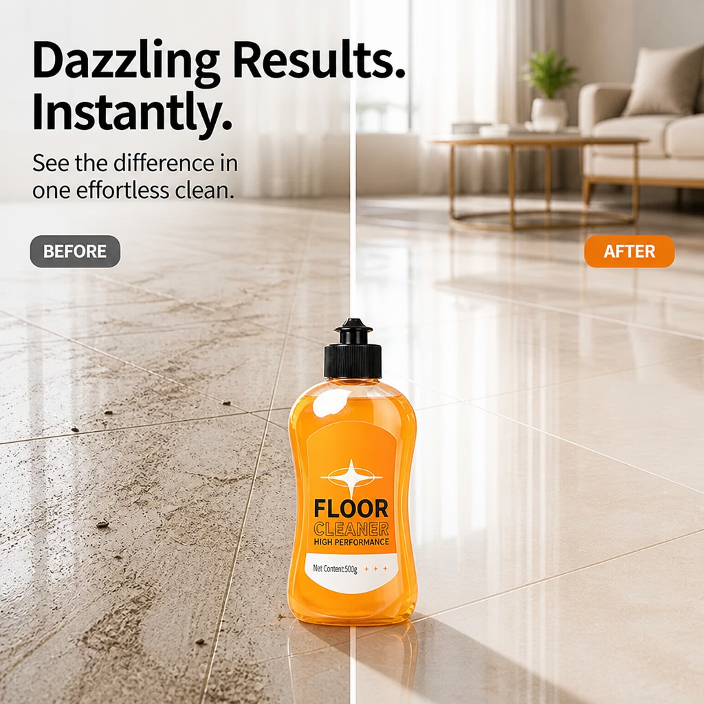 CleanFlo™ — Walk Confidently on Floors That Glow with Pure, Safe Clean Power