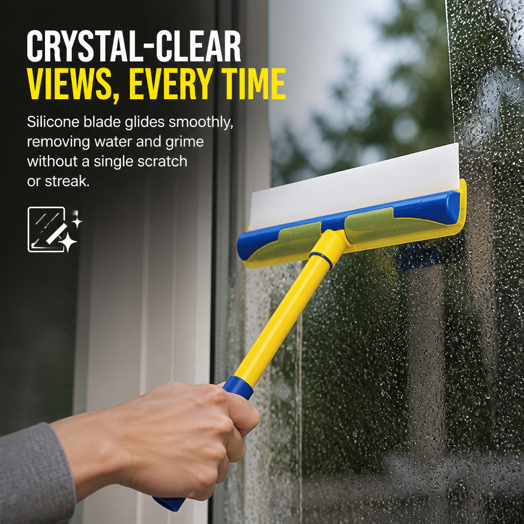 RadiantVue™ 5-Piece Window Care Set — Effortless, Streak-Free Shine That Makes Every Surface Dazzle Instantly