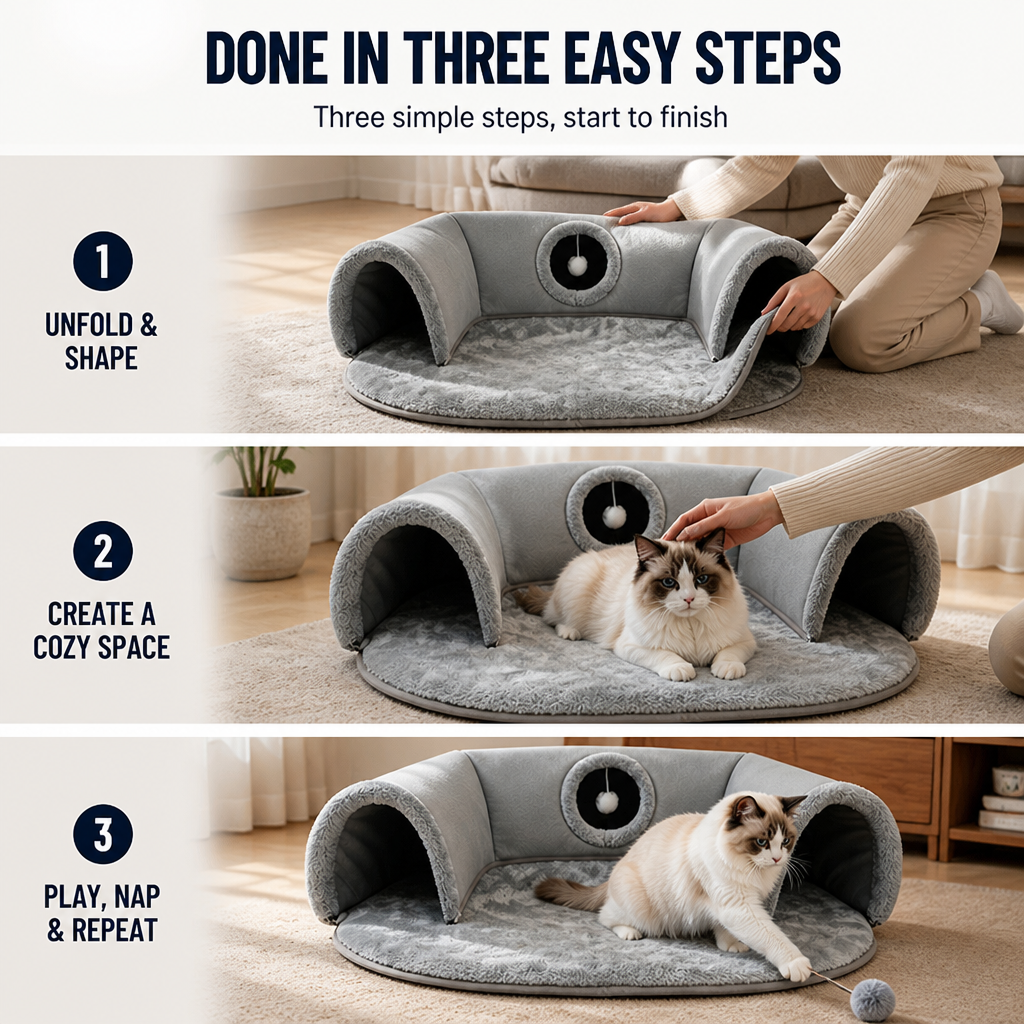 CozyNest™ — Transform Your Cat’s Day with Endless Comfort and Play