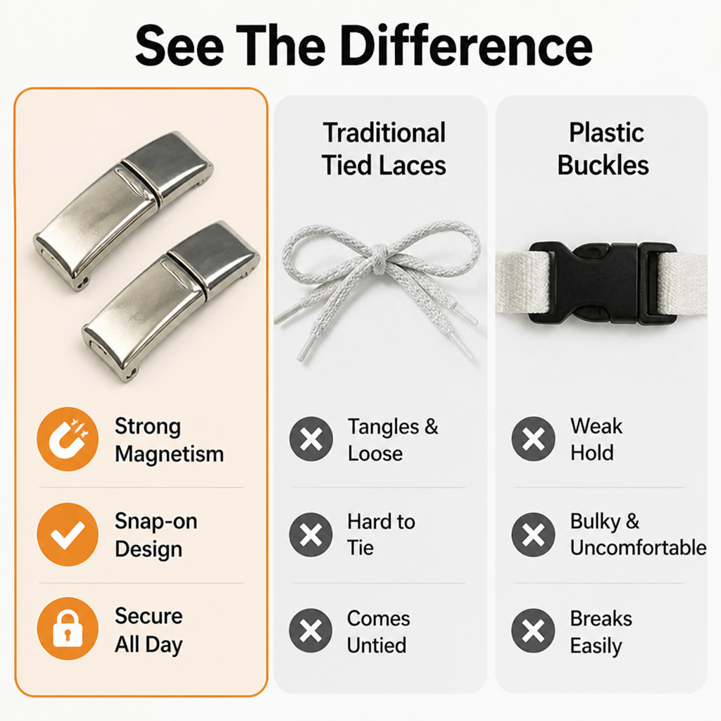 GlideSnap™ — Snap On Instant Comfort and Lock in Freedom All Day