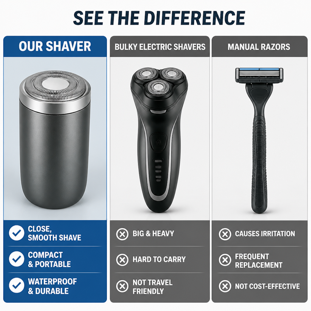 BladeHaven™ — Pocket-Sized Power for Silky Smooth Confidence Anytime