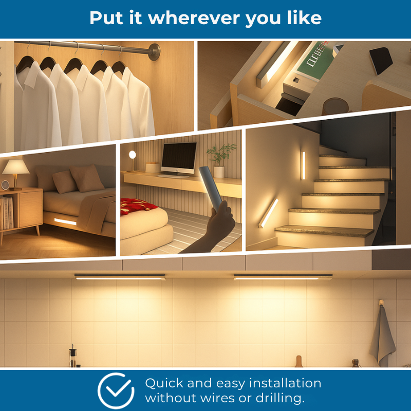 GlowPulse™ — Effortless Motion-Activated Light That Transforms Dark Spaces Into Safe, Cozy Havens