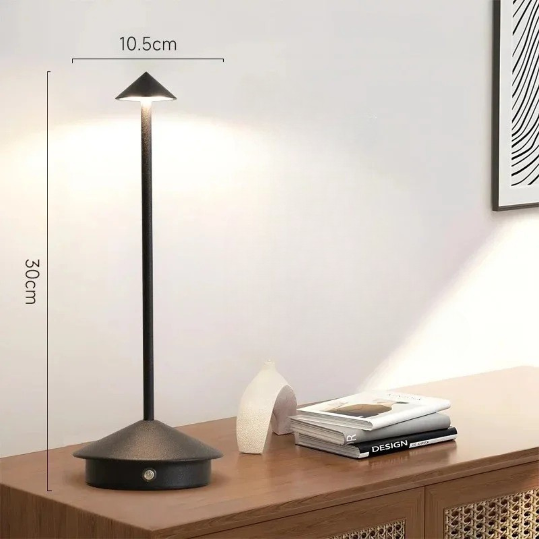 Rechargeable Cordless LED Table Lamp - Waterproof and Dimmable with USB-C