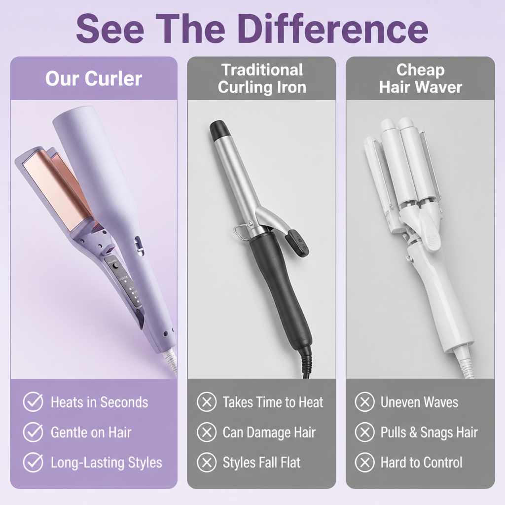 LuxeCurl™ — Unlock Instant, Silky Waves That Radiate Confidence and Shine