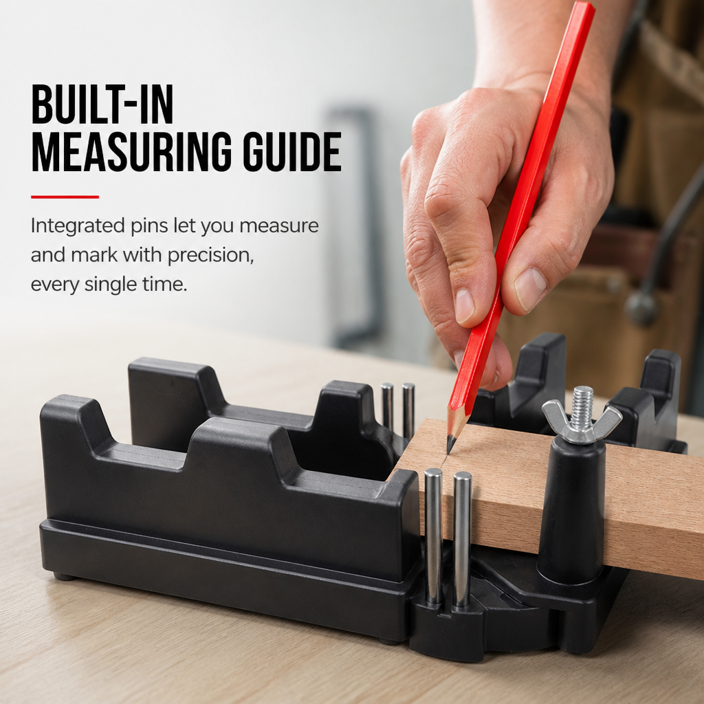 SharpEdgePro™ — Clamp, Guide & Cut Flawless Trim Corners Without a Power Saw