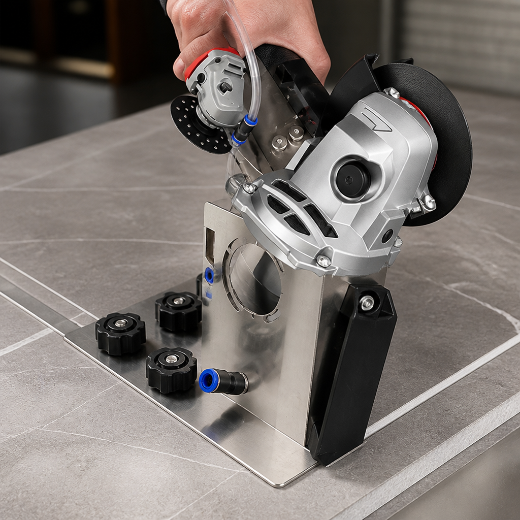 PrecisionCut™ — Lock In Rock-Solid Stability for Flawless 45° Tile Chamfers Every Time