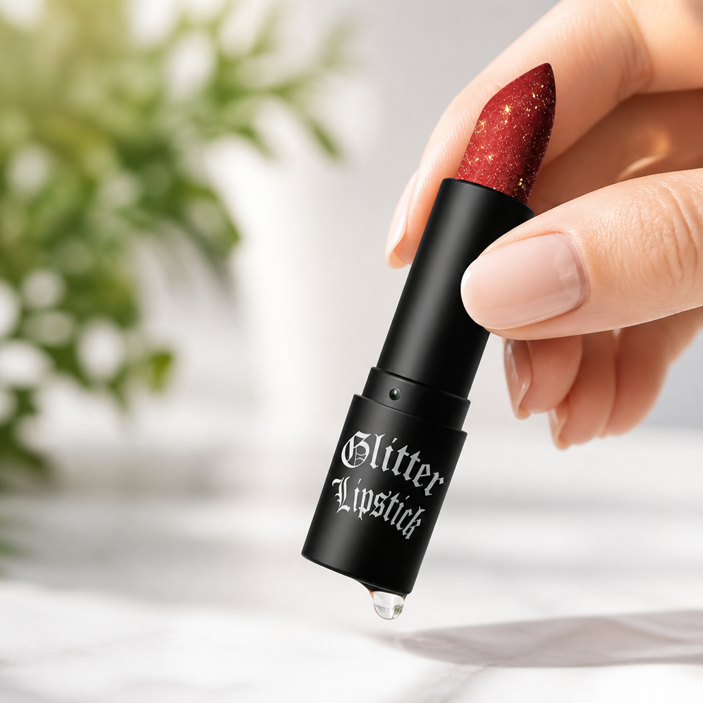 VelvetLuxe™ Matte Lipstick With Glitter Crush — Dazzle All Day with Lush, Radiant Lips That Never Fade