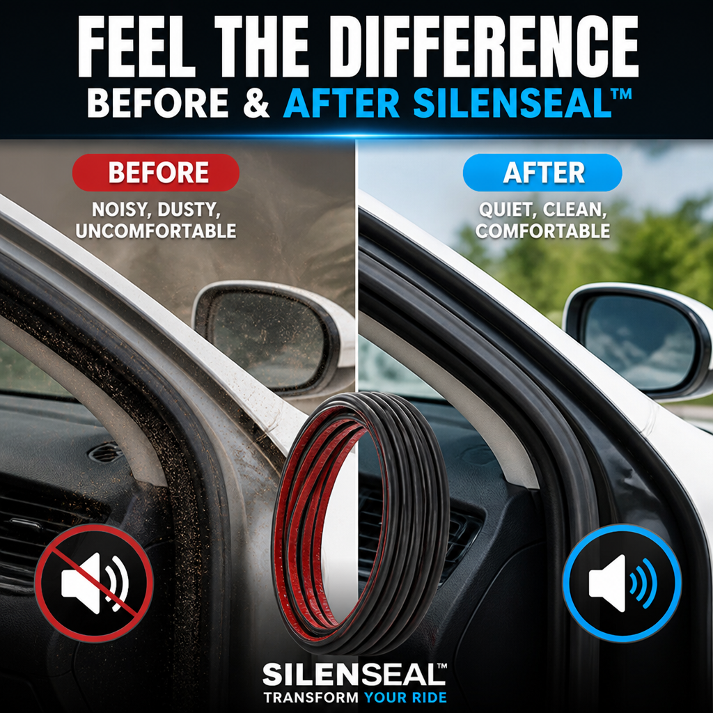 SilenSeal™ — Transform Your Car Into a Whisper-Quiet, Dust-Free Sanctuary