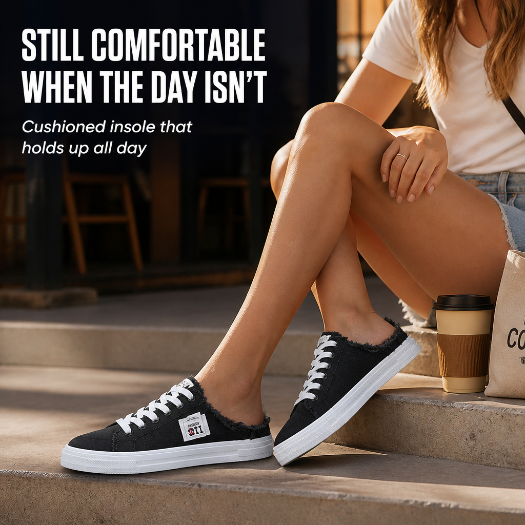 AuraStride™ — Slip Into All-Day Cool Confidence and Effortless Comfort