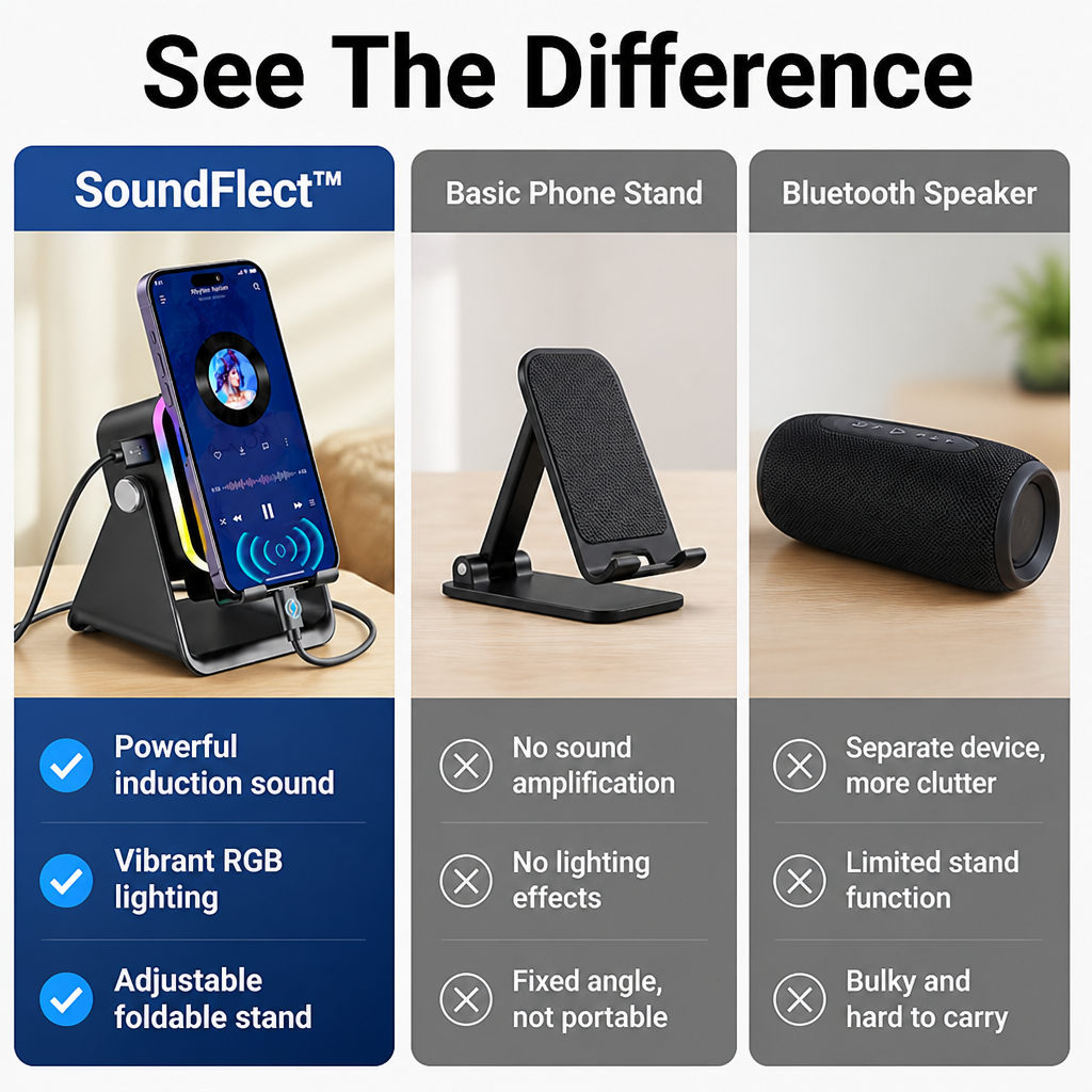 SoundFlect™ — Instantly Transform Your Desk into a Powerhouse of Sound, Light, and Style