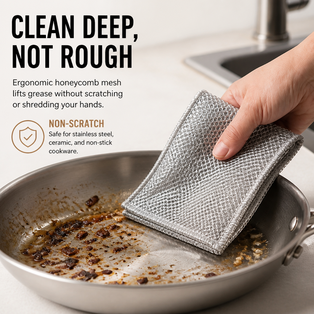 RadianceScrub™ — Effortless Grease-Blasting Clean That Protects Your Hands and Surfaces