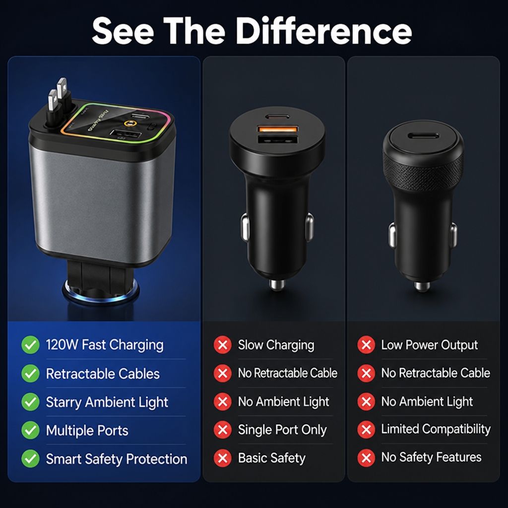 Voltara™ — Power Up Instantly, Drive Lit with Stunning Starry Lights