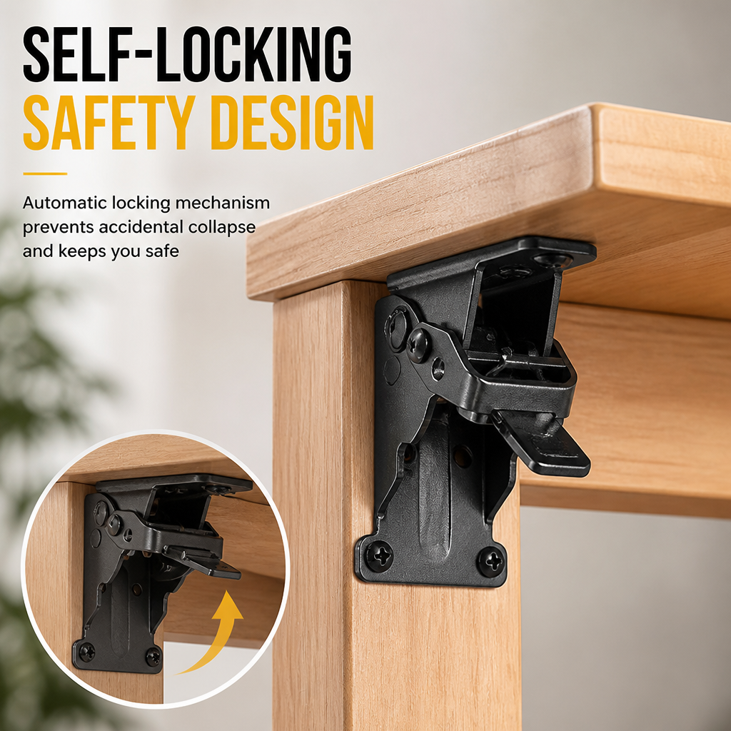 IroncladLatch™ — Rock-Solid Folding Support That Holds Your Heaviest Dreams Without a Wobble