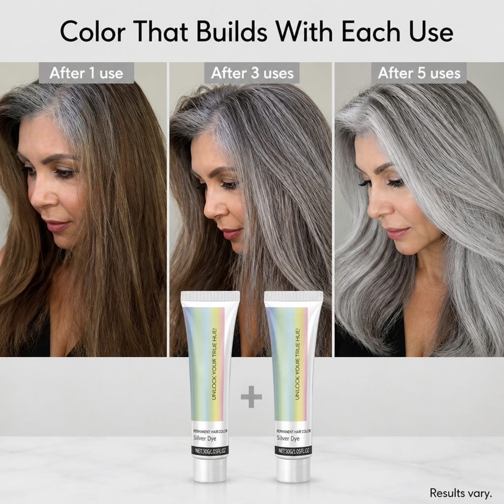 ArgentLuxe™ — Blend Your Greys Into Bright, Even Silver That Builds With Every Use