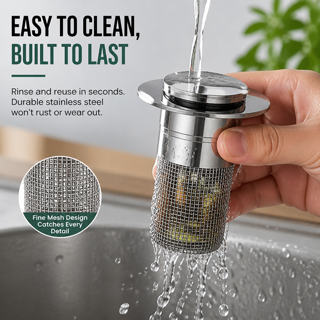 DrainGuard™ — Keep Your Drains Clear and Your Valuables Safe Without a Second Thought