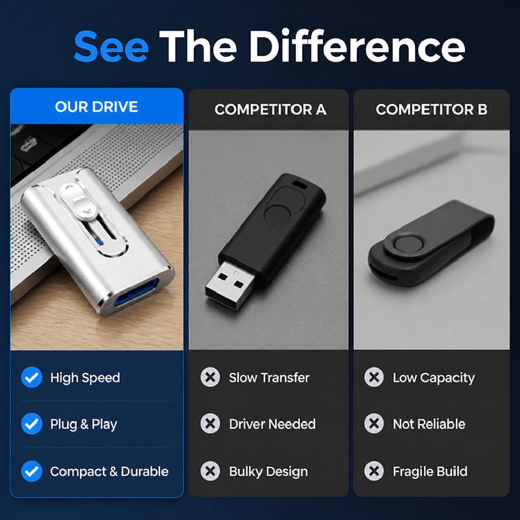 DriveEase™ — Carry Your Life’s Most Precious Files with Speed and Style