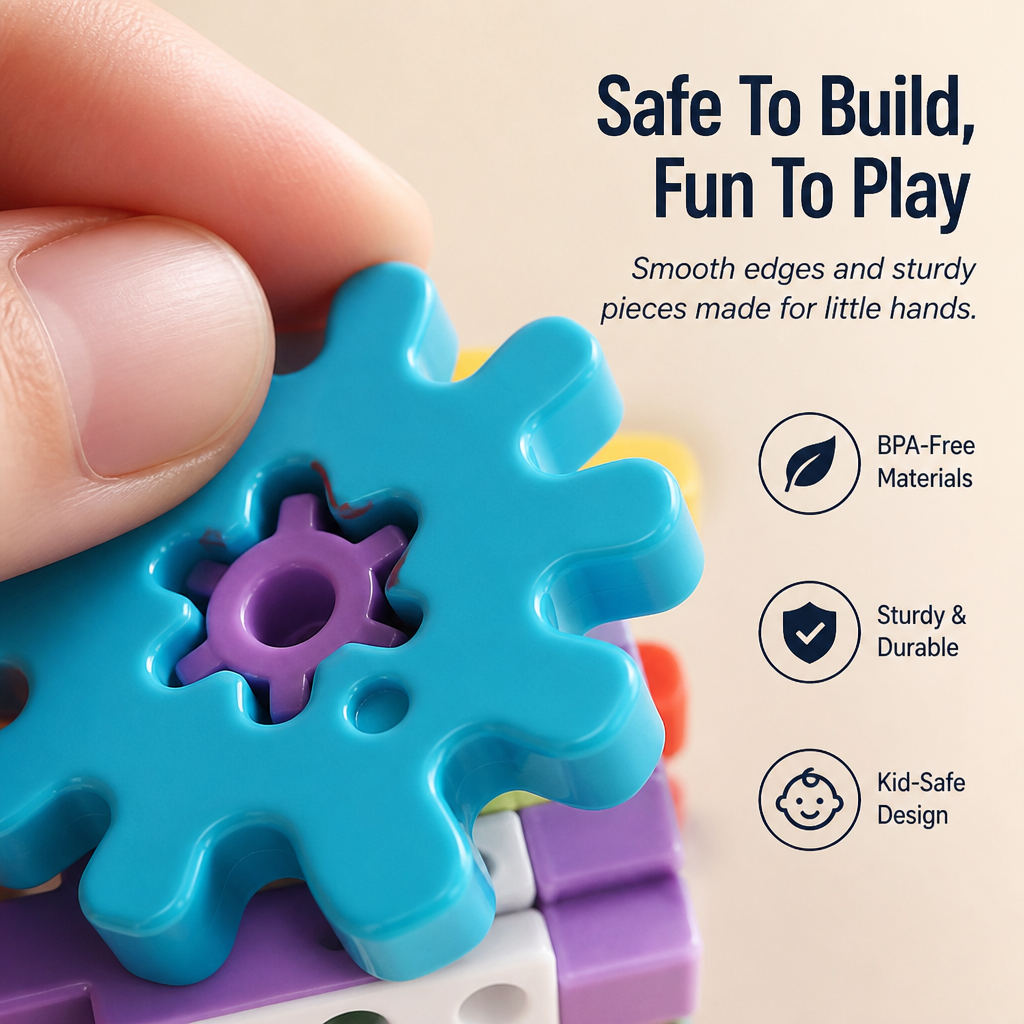 NovaCogs™ 3D Building Set — Ignite Creativity and Build Confidence with Every Click
