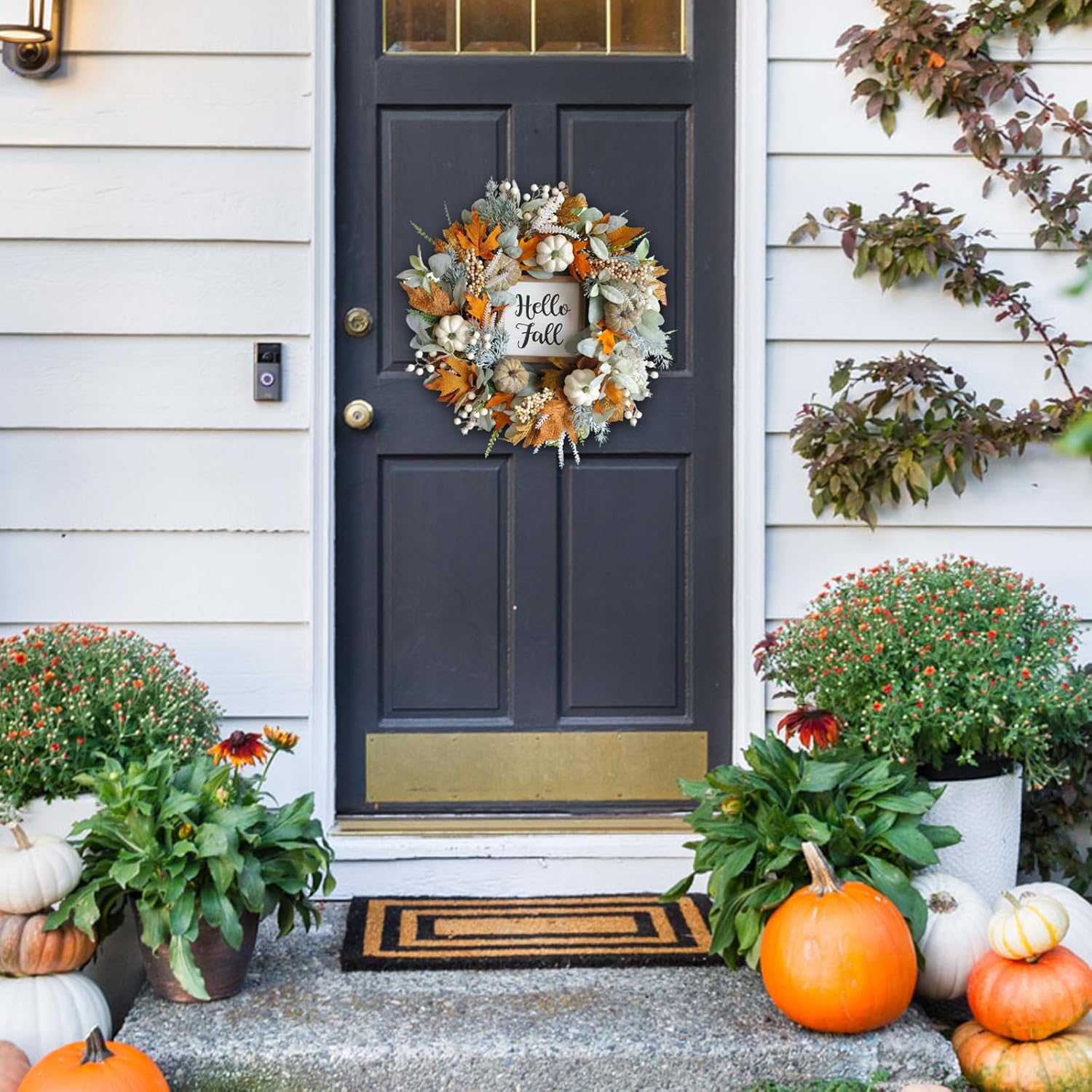 AmberHarvest™ Signature Wreath — Fill Your Home with Lasting Warmth and Fall’s Cozy Magic