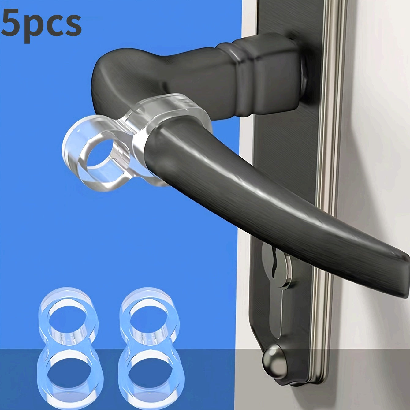 Silicone Door Handle Bumpers - Set of 5