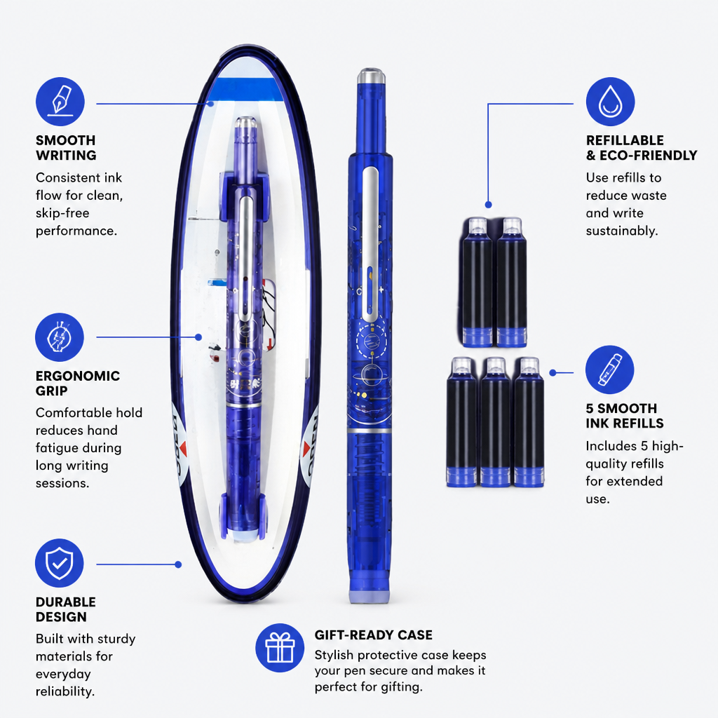GlideAura™ — Experience Effortless Comfort and Flawless Writing All Day Long