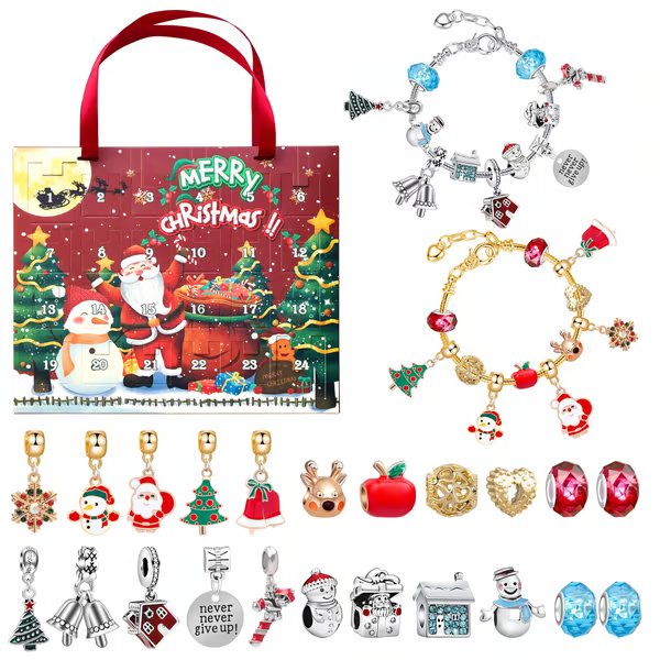TwinkleTale™ Holiday Charm Bracelets — Capture the Magic of Christmas with Every Sparkling Surprise