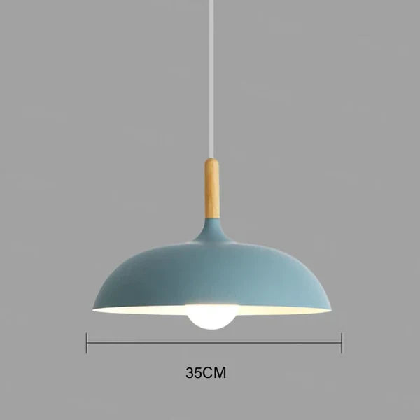 Ceiling Lamp Crafted from Northern Oak