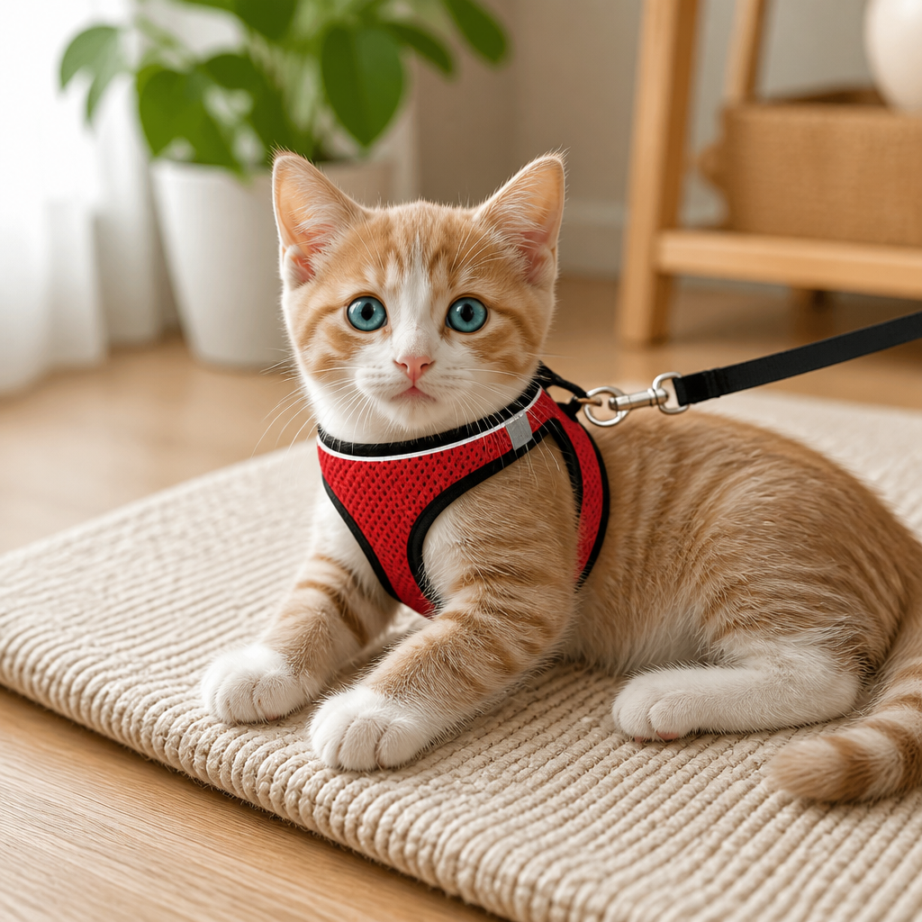 WhiskerGuard™ Comfort Harness — Wrap Your Cat in Calm, Safe, and Escape-Proof Freedom