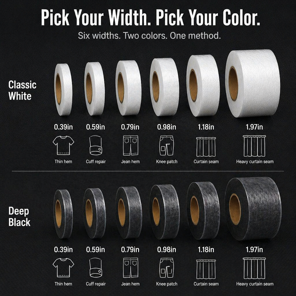 Repair Tape for Fixing Cracks and Hems in 10 Seconds