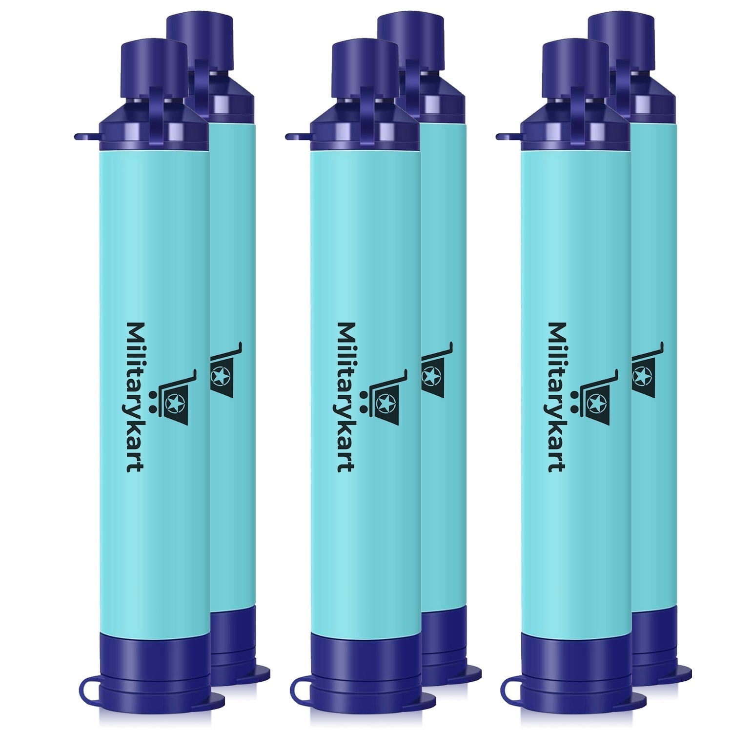Water Filter Straw with 5 Stages for Camping and Outdoor Use