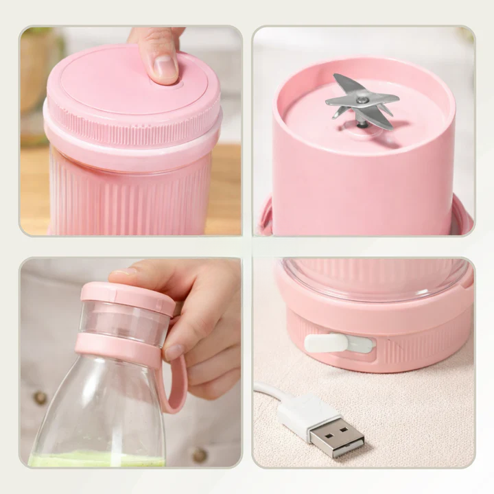 Smoothie Blender | Blend & Sip Directly | Safety Alert | SmoothioGo