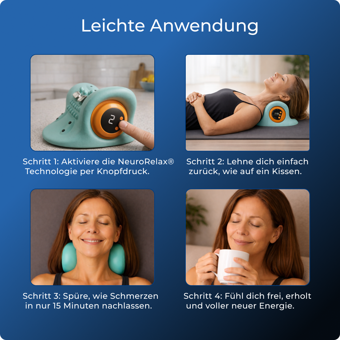 Neck Relief Device – Alleviate Neck Stress and Pain in 15 Minutes