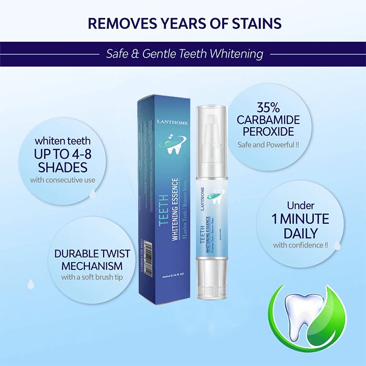 RadiantPearl™ Whitening Essence — Brighten Your Smile with Gentle, Head-Turning Confidence