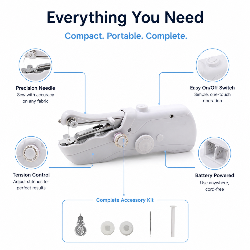 SewSwift™ — Unleash Your Creativity Anywhere with Effortless, Precise Stitching