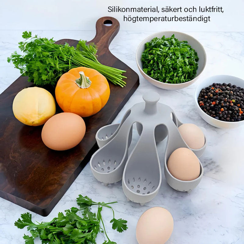 Silicone Egg Cooker for Perfectly Boiled Eggs – Stress-Free Cooking