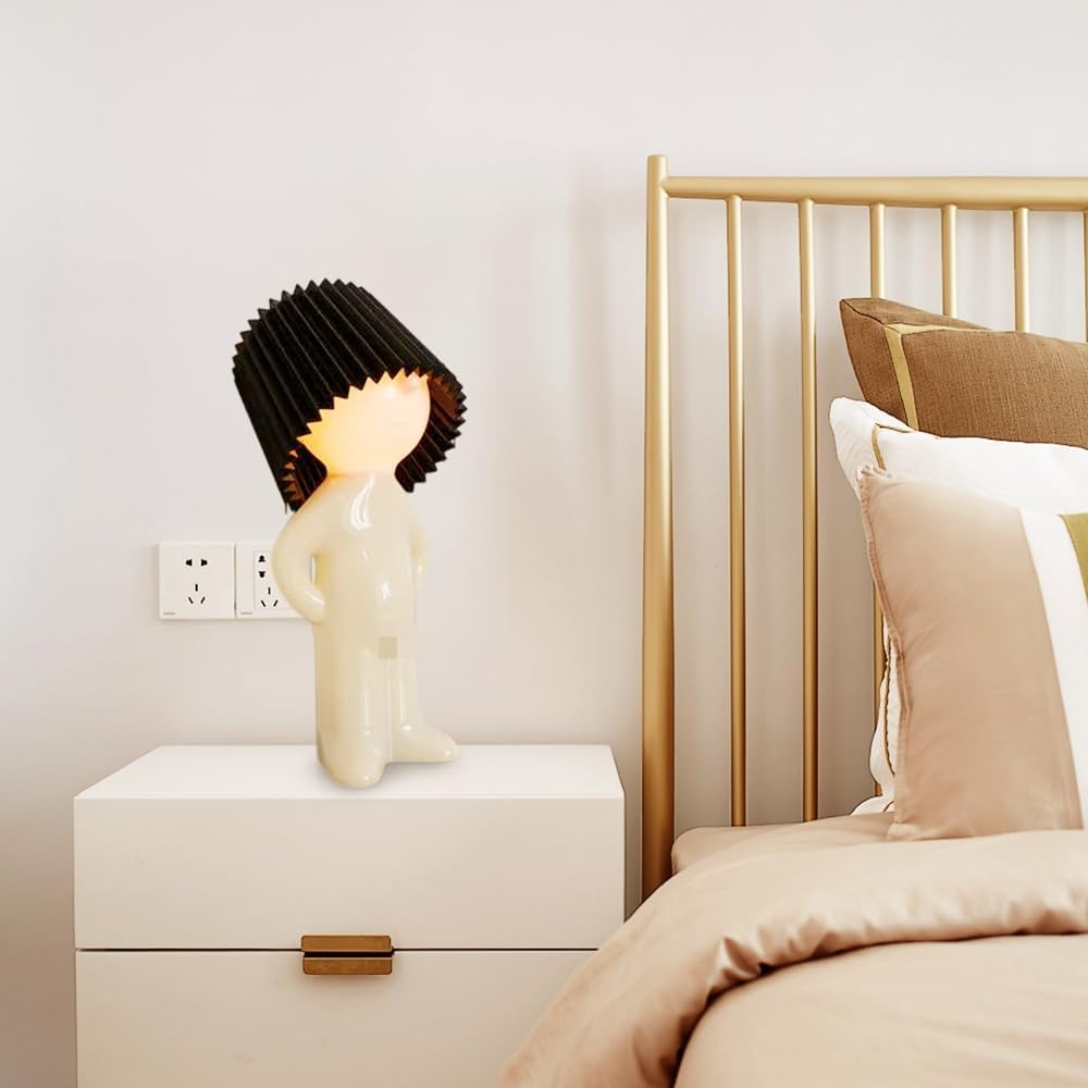 29 cm Ribbed Shade LED Table Lamp