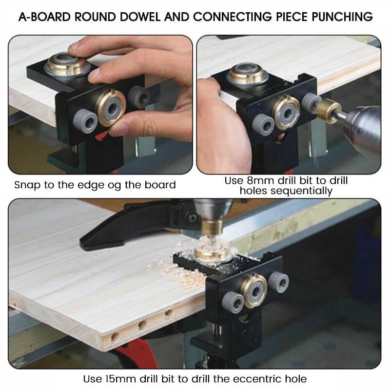 MasterMark™ 3-in-1 Doweling Jig — Nail Perfect Wood Joints That Last a Lifetime