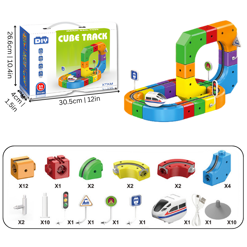 3D Train Construction Kit for STEM Learning – Unleash Endless Creativity