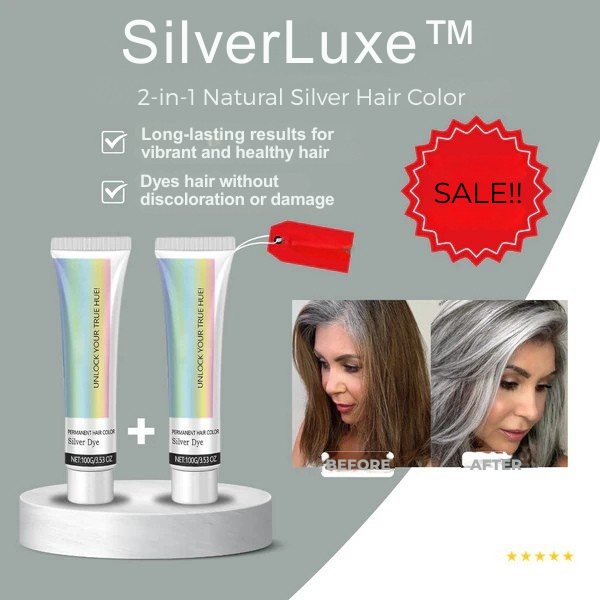 SilverLuxe™ — Reveal Bold, Vibrant Silver Hair That Feels Pure Power