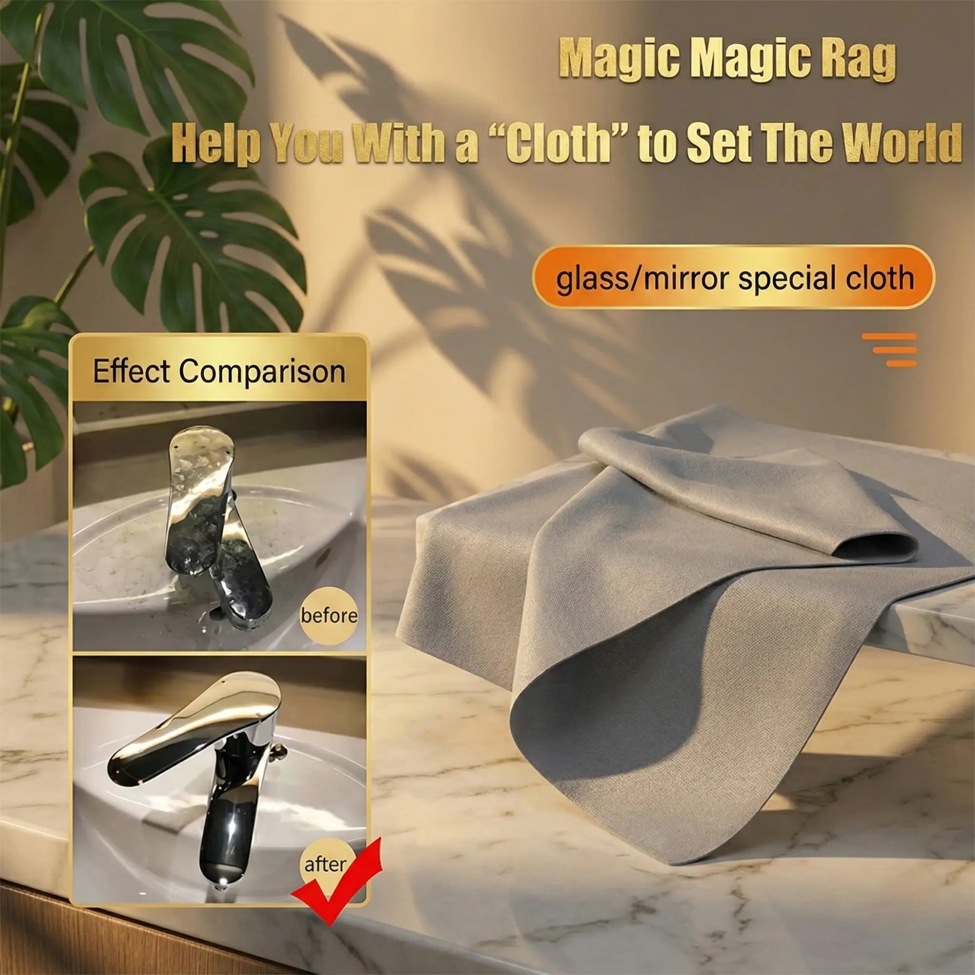 Microfiber Glass Cleaning Cloths | Lint-Free | Streak-Free and Reusable | ClearWipe