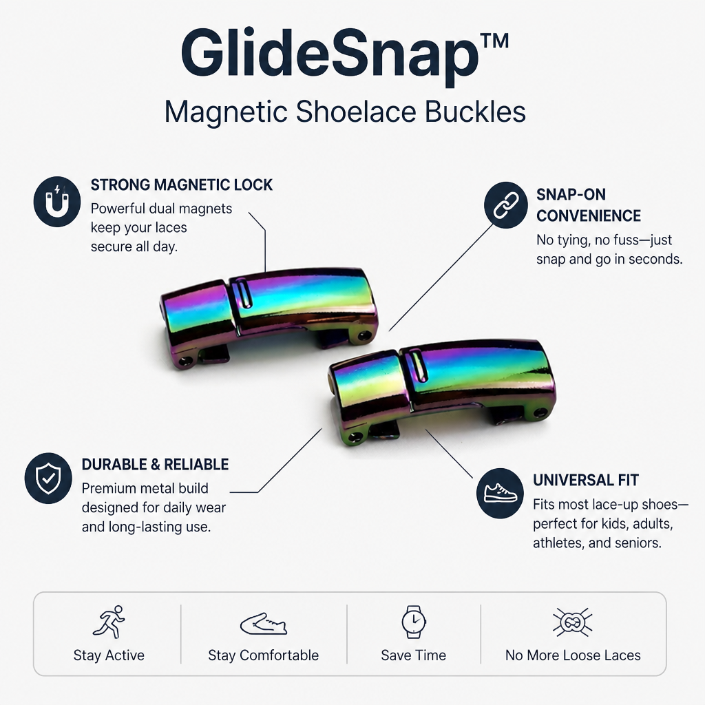 GlideSnap™ — Snap On Instant Comfort and Lock in Freedom All Day