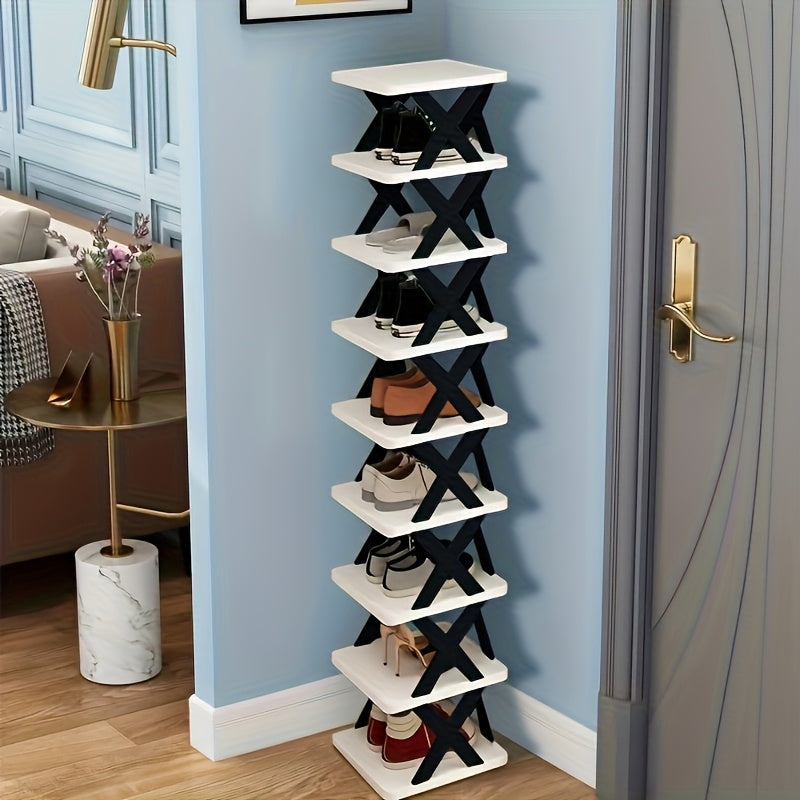 Narrow Shoe Tower Storage Rack