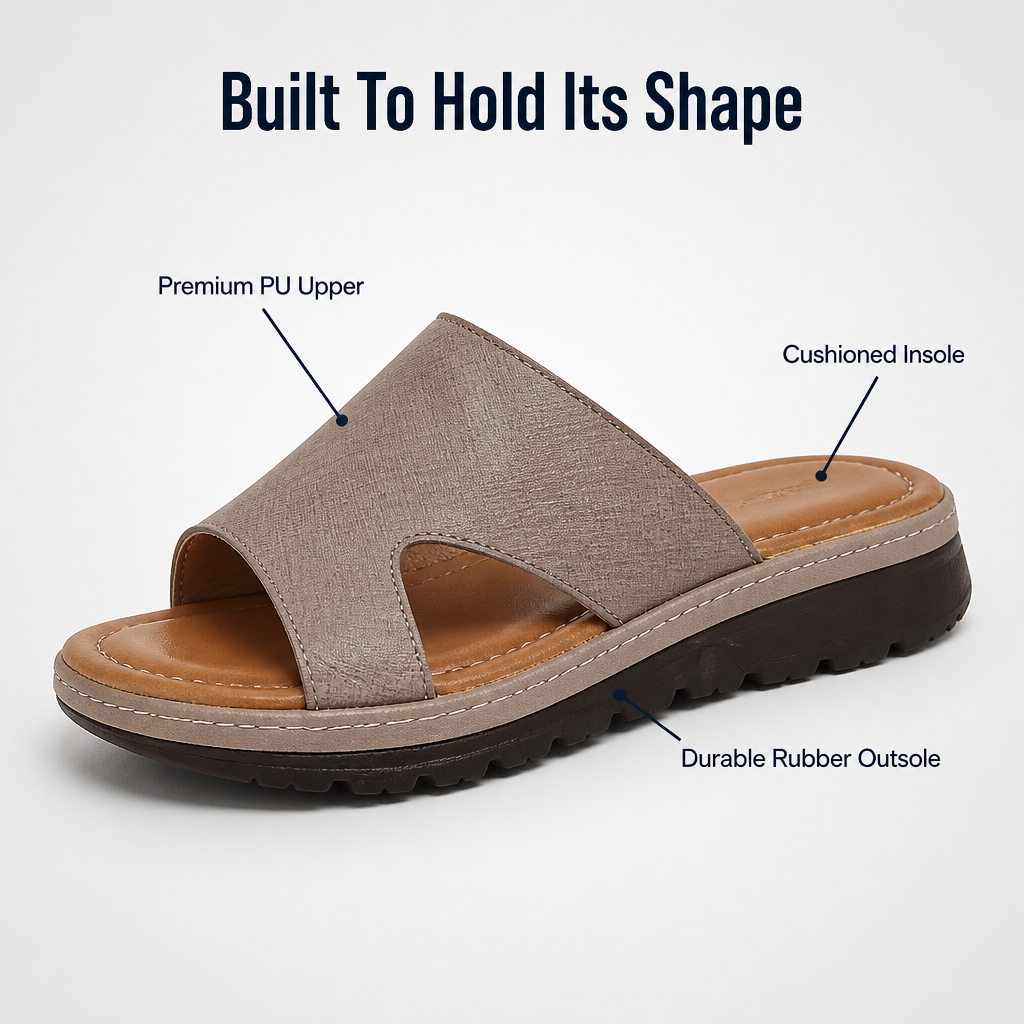 ErgoSlide™ Comfort Sandals — Walk Pain-Free with Style and All-Day Confidence