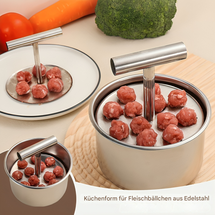 Meatball Maker | Uniform Size | Stainless Steel Cooking Utensil | FlavoForm