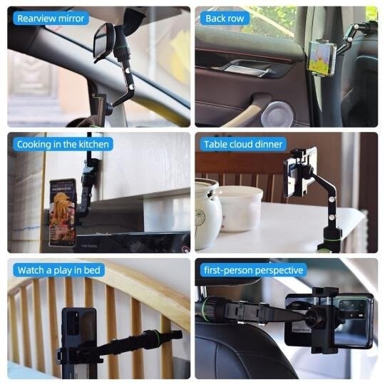 Car Smartphone Mount – PowerGrip Pro Holder